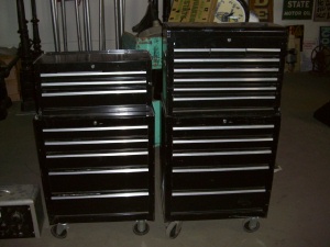 Large Mechanic`s tool box- black