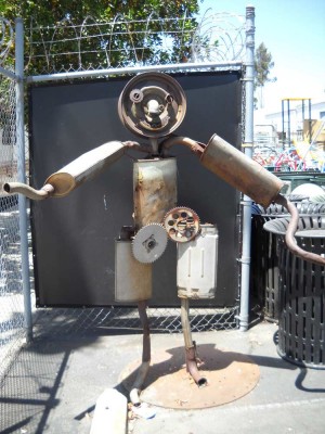 Freestanding "Muffler Man" Statue.