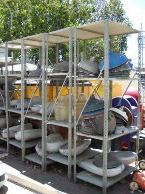 Automotive Metal Shelving.