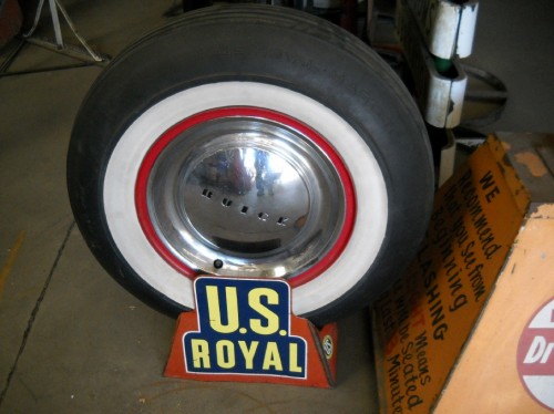 Vintage Tire Stand