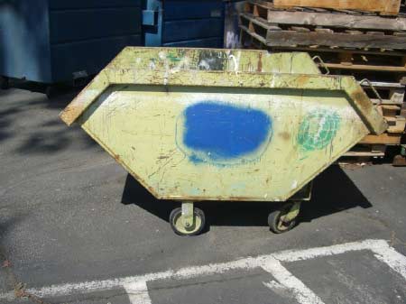 Green Janitor Cart