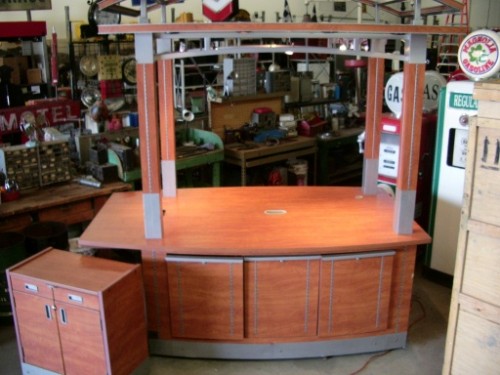  Wooden Mall Cart.