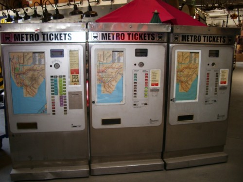 Subway/Train Ticket Machine.