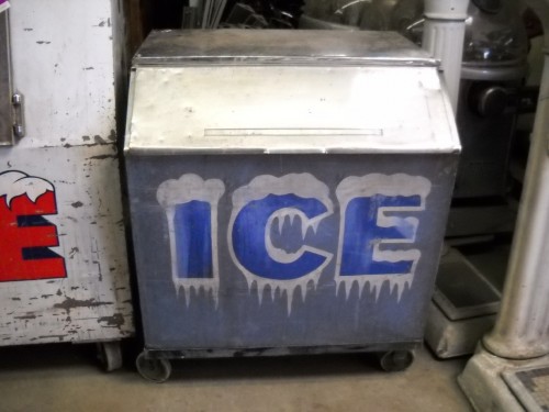 Blue Ice Machine