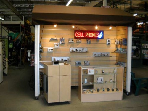 Cell Phone Mall Cart