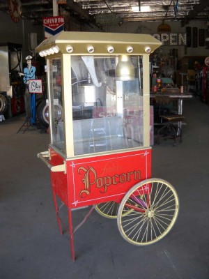 Single Popcorn Cart.