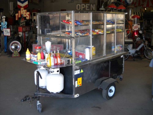 Large Hot Dog Trailor.