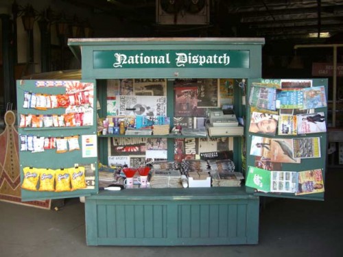"National Dispatch" Newspaper Kiosk / News Stand