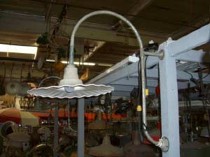 Vintage Wall Mount Crimped China Hat Lights