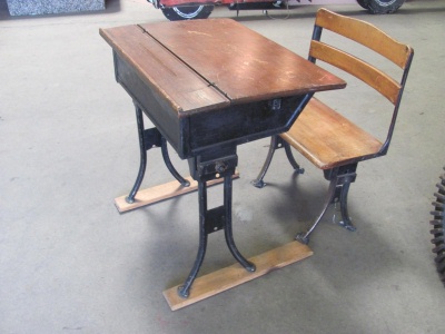 Vintage School Desks