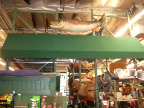 Large Rectangular Green Awning