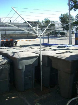 Umbrella Style Clothesline Poles