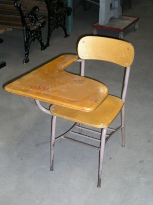 Wooden School Desks