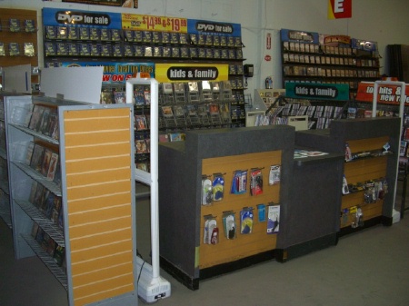 Assorted DVD/ Music Store Set Dressing