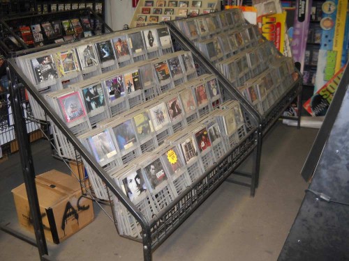 Right Angled Metal Media Racks. (2 pictured w/CD`s, dimensions are for one rack)