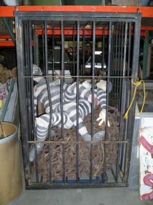 Vintage Shark Diving Cage.
