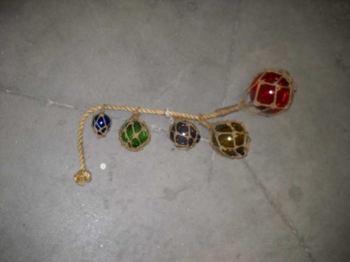 Small Vintage Glass Floats.