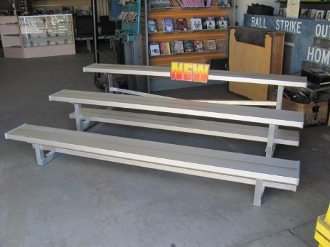 3 Tiered Aluminum Bleachers