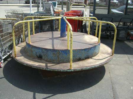 Playground - Vintage Two Tiered Merry-Go-Round