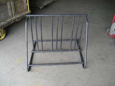 Vintage Black Bike Rack