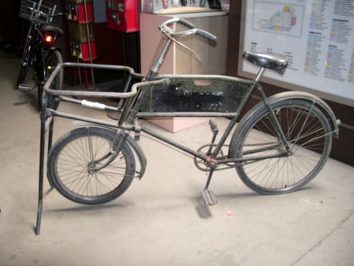 Vintage Bread Delivery Bike