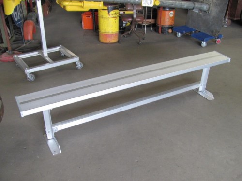 Aluminum Backless Sideline Benches #3