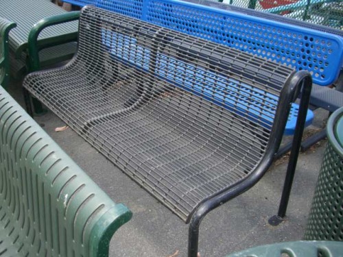 Black Wire Benches