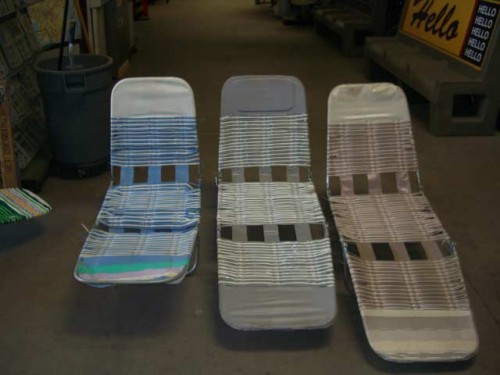 Folding Chaise Lounge Seats
