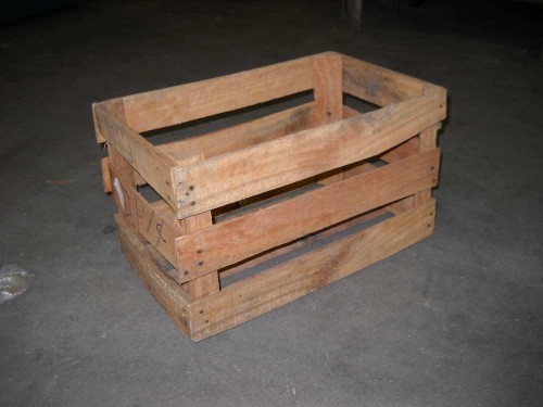 Slated Wood Crates