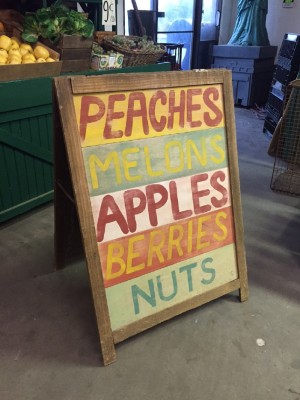 A-Frame Market Sign
