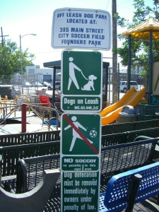 Park signs