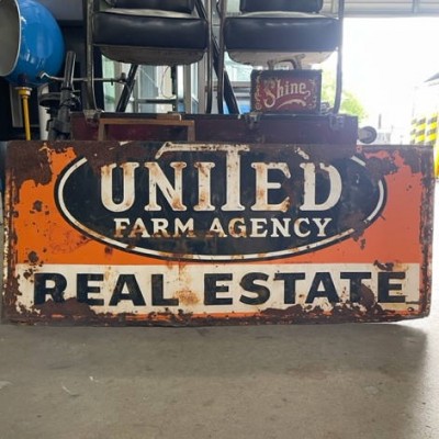 Real Estate Sign "United Farm Agency" 