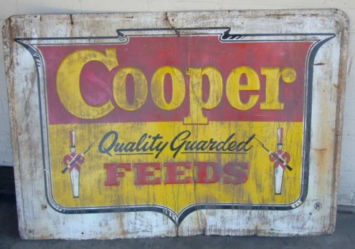 "Cooper Feeds" Sign