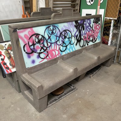 Faux Bus Bench #1