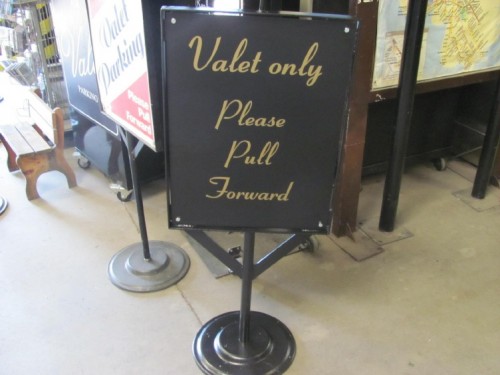 Vintage "Detour" Sign with Reflectors