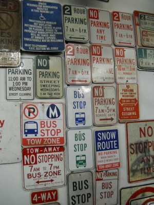 Various Street Signs