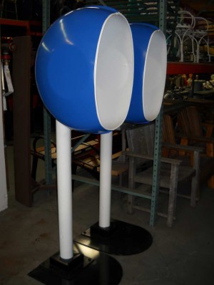 Phone Booths (Egg Shell Shaped) Vintage