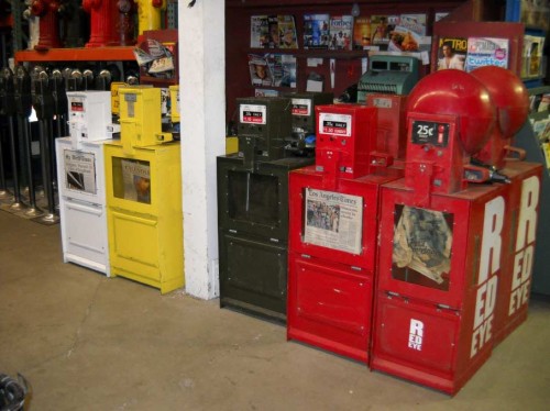 Newspaper Dispensers- square modern