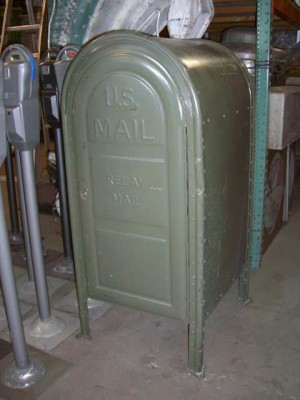 Green Postal Relay Box