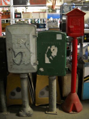 Vintage Street Call Boxes
