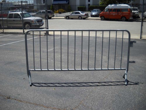 Galvanized Crowd Control Barricades